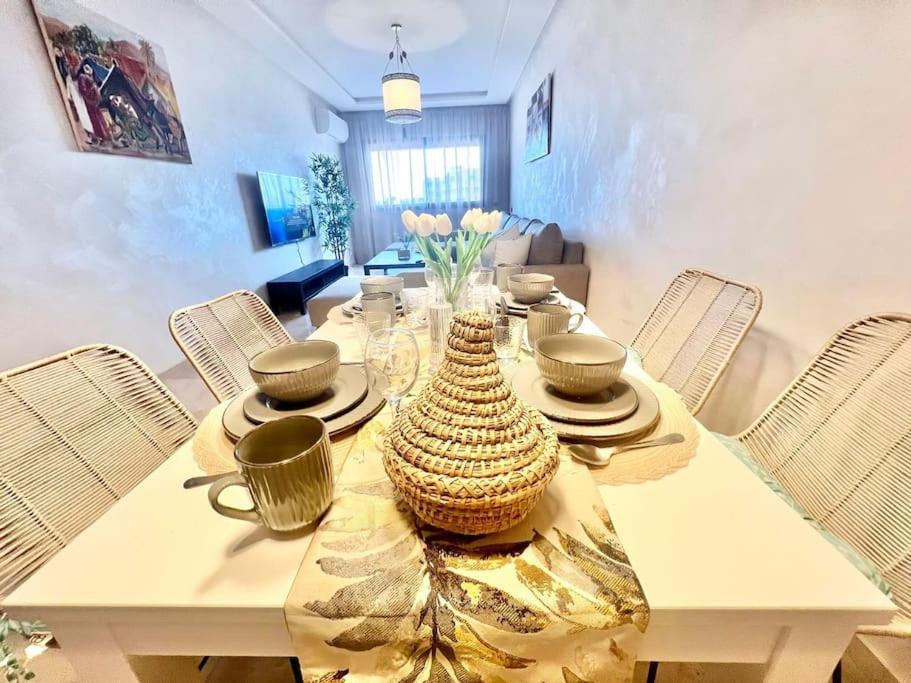 Cozy&Elegant Apartment/Pool/City Center/Gueliz Marrakesh Exteriör bild